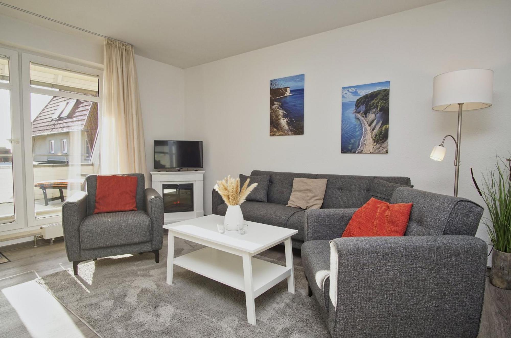 Hafenhaeuser Breege Fewo 05 - Balkon Esterno foto