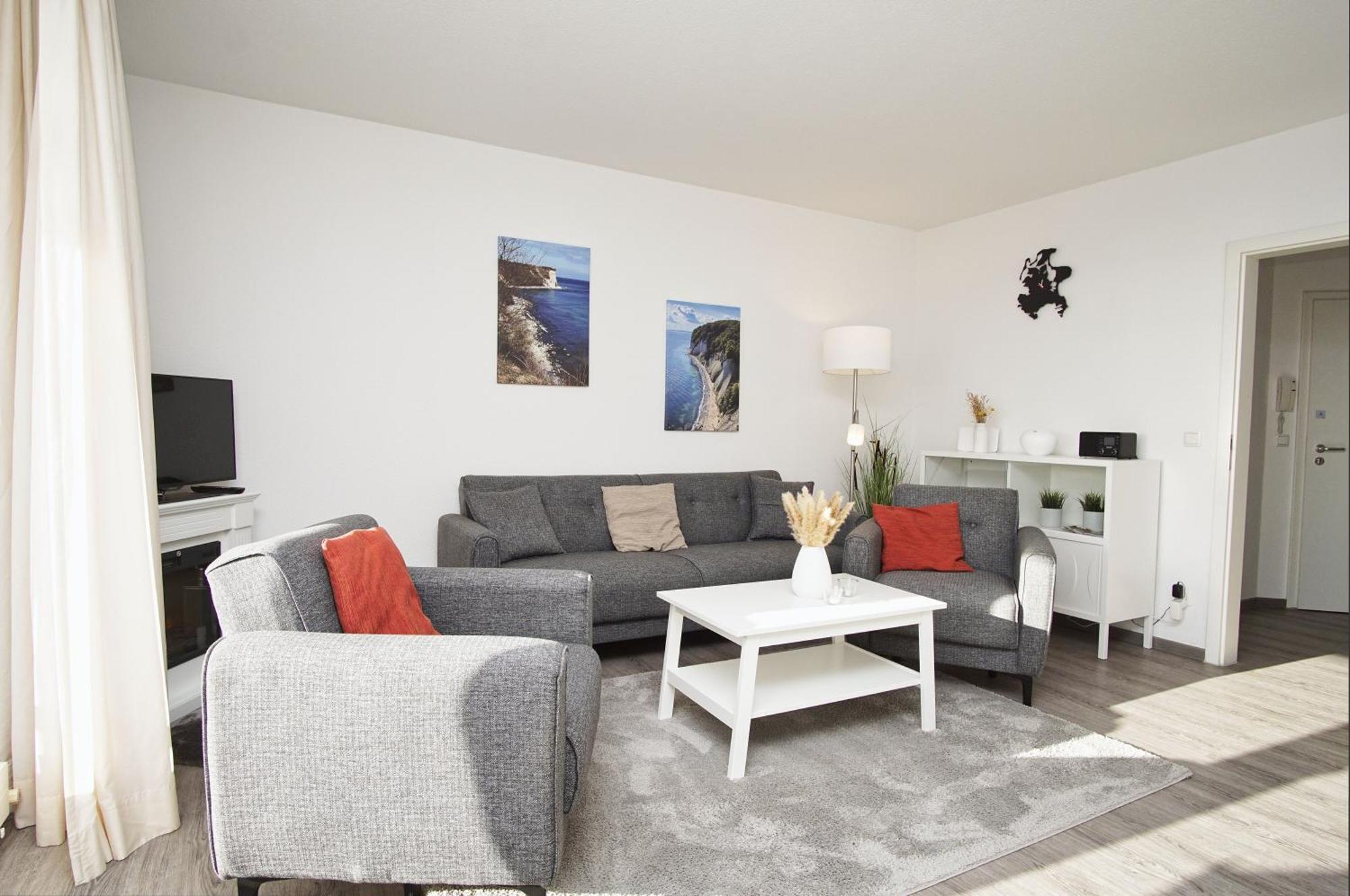 Hafenhaeuser Breege Fewo 05 - Balkon Esterno foto