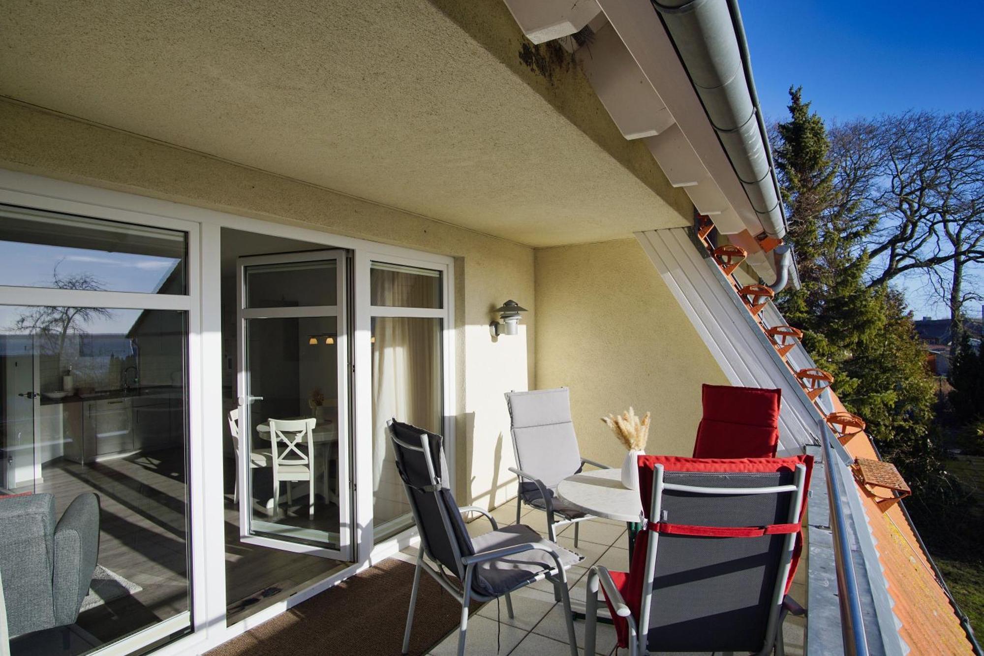 Hafenhaeuser Breege Fewo 05 - Balkon Esterno foto